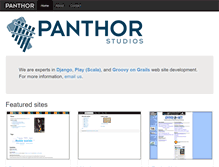 Tablet Screenshot of panthorstudios.com